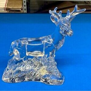 Princess House Crystal Deer - Wonders of the Wild Collection